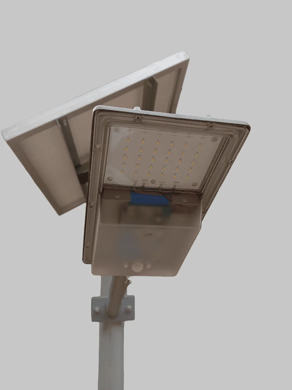 Integrated Solar street light 2 in 1 model 15W to 100W LiFePO4 battery and motion sensor