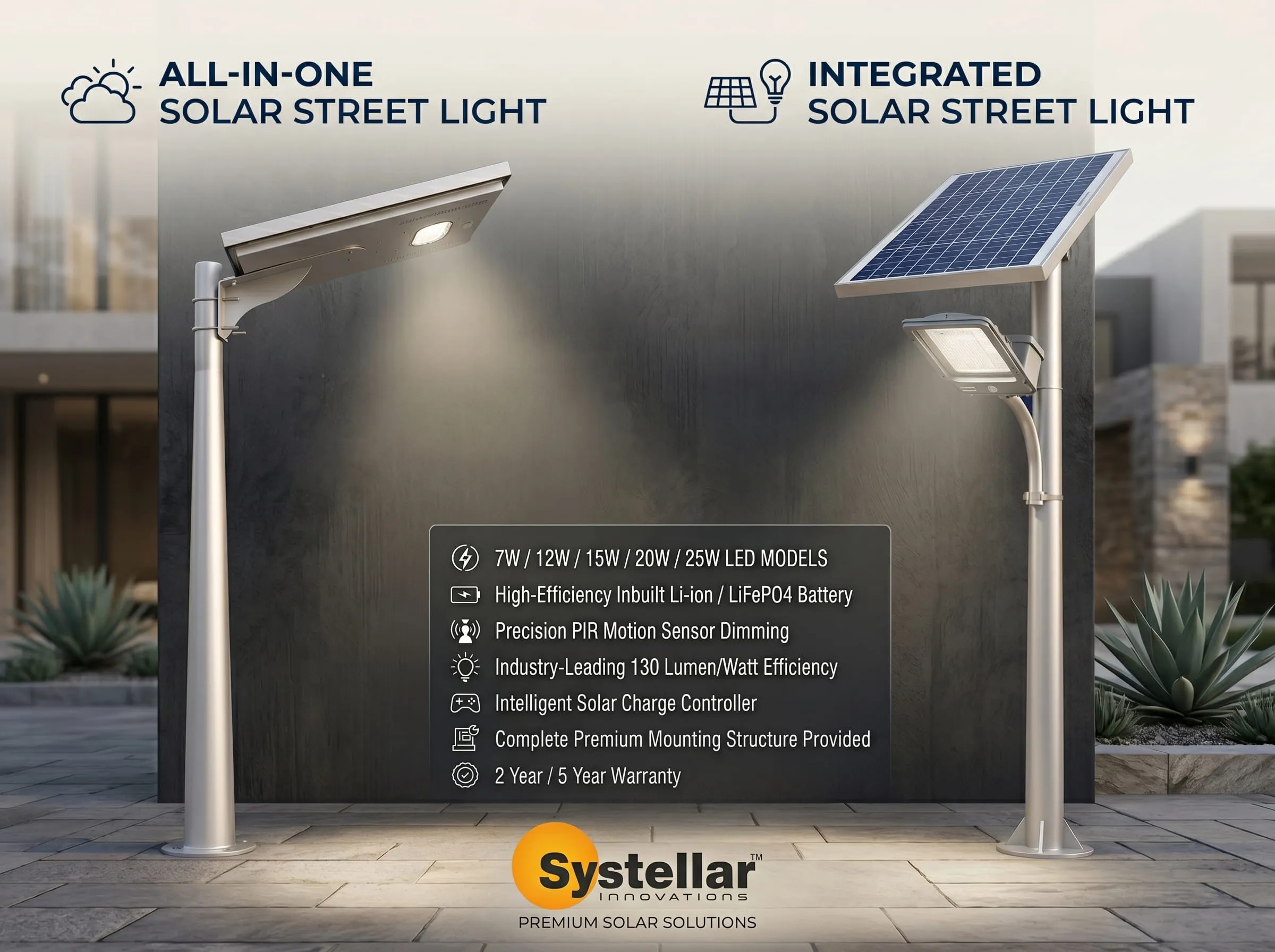Solar street light